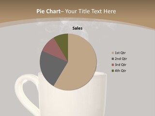 Coffee Glass Dof PowerPoint Template