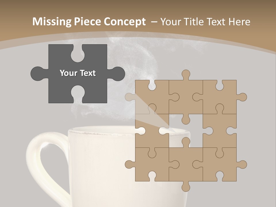 Coffee Glass Dof PowerPoint Template