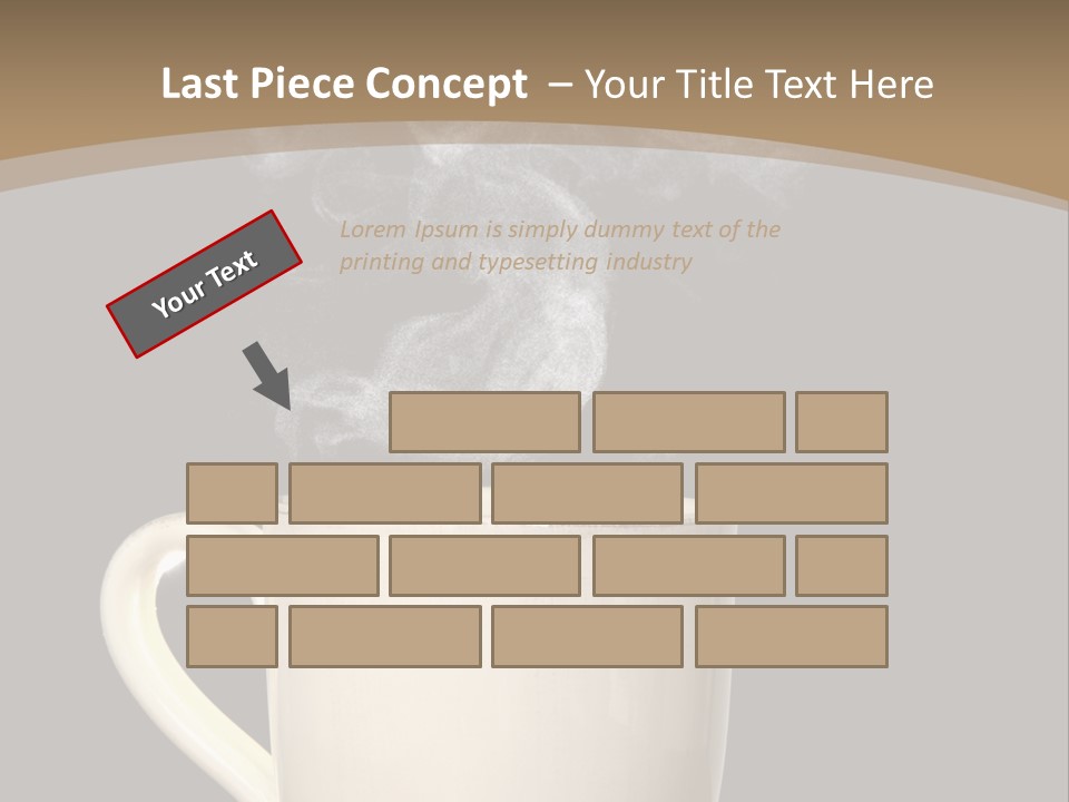 Coffee Glass Dof PowerPoint Template