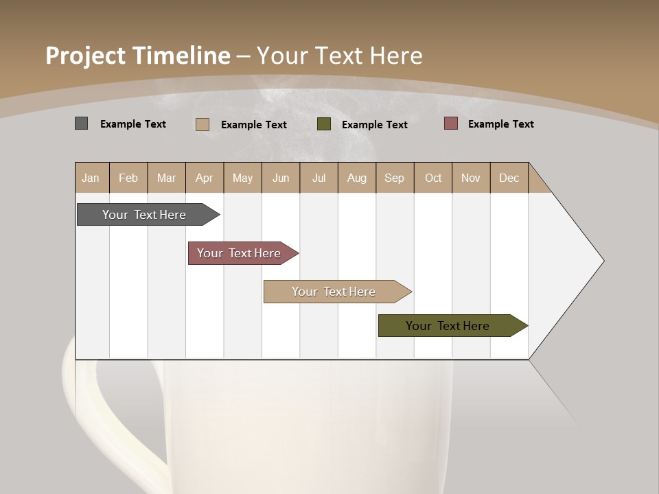 Coffee Glass Dof PowerPoint Template
