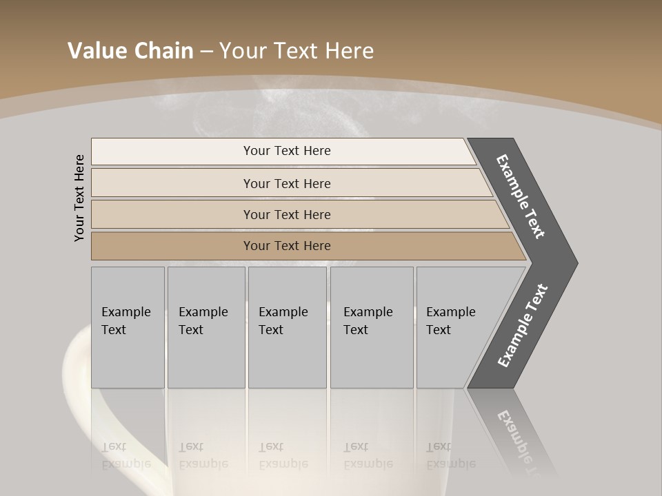 Coffee Glass Dof PowerPoint Template
