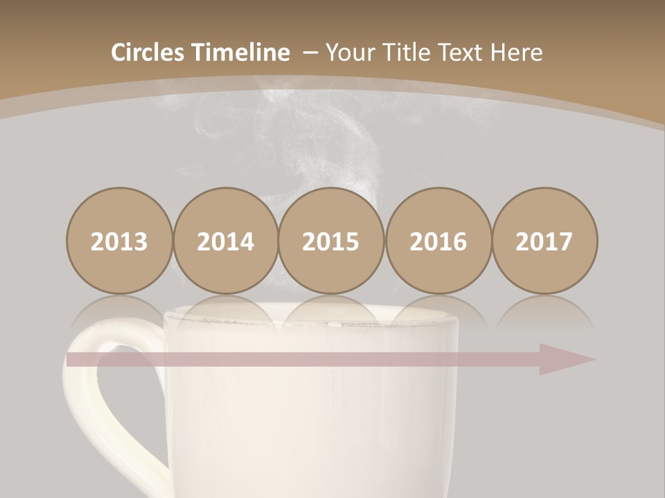 Coffee Glass Dof PowerPoint Template