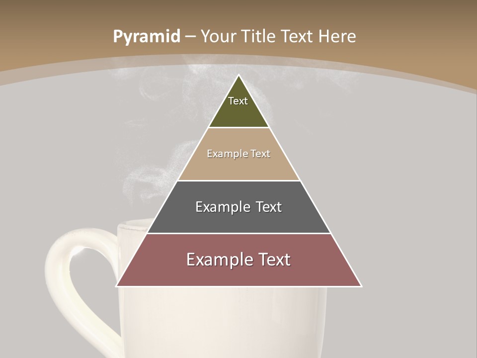 Coffee Glass Dof PowerPoint Template