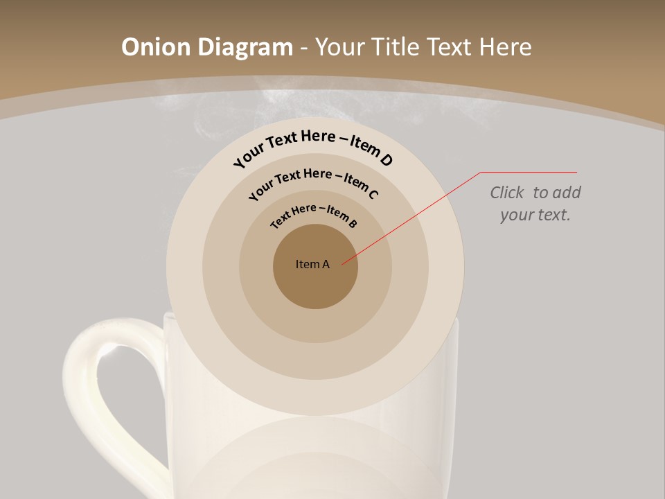 Coffee Glass Dof PowerPoint Template