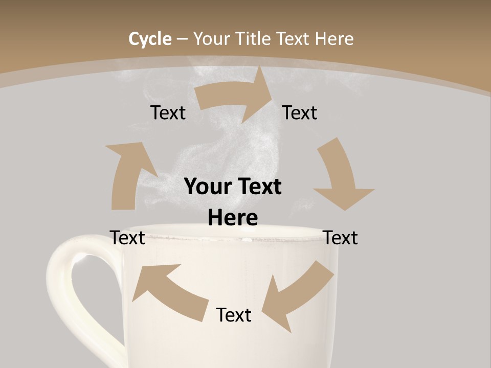 Coffee Glass Dof PowerPoint Template
