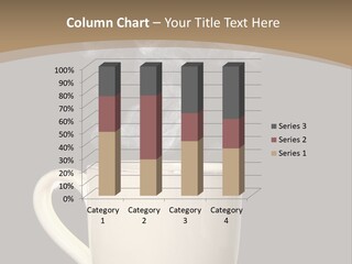 Coffee Glass Dof PowerPoint Template