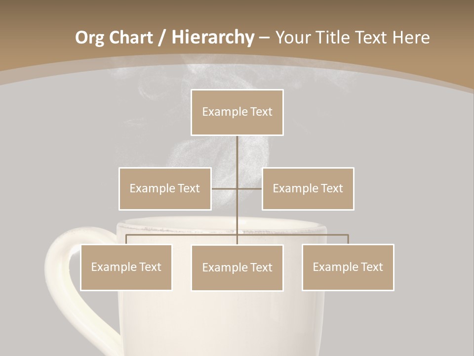 Coffee Glass Dof PowerPoint Template