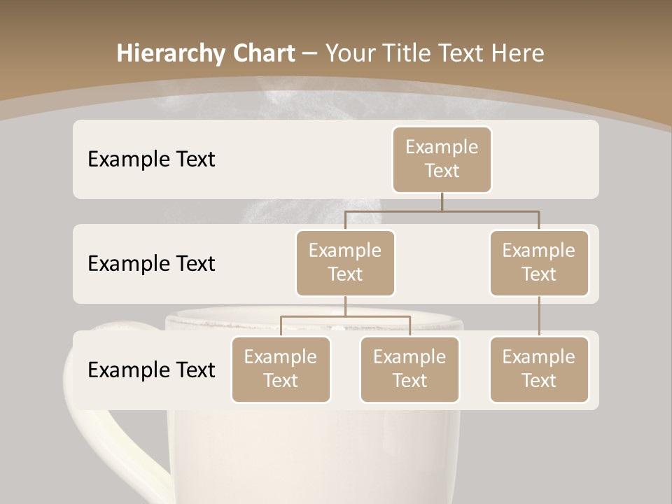 Coffee Glass Dof PowerPoint Template