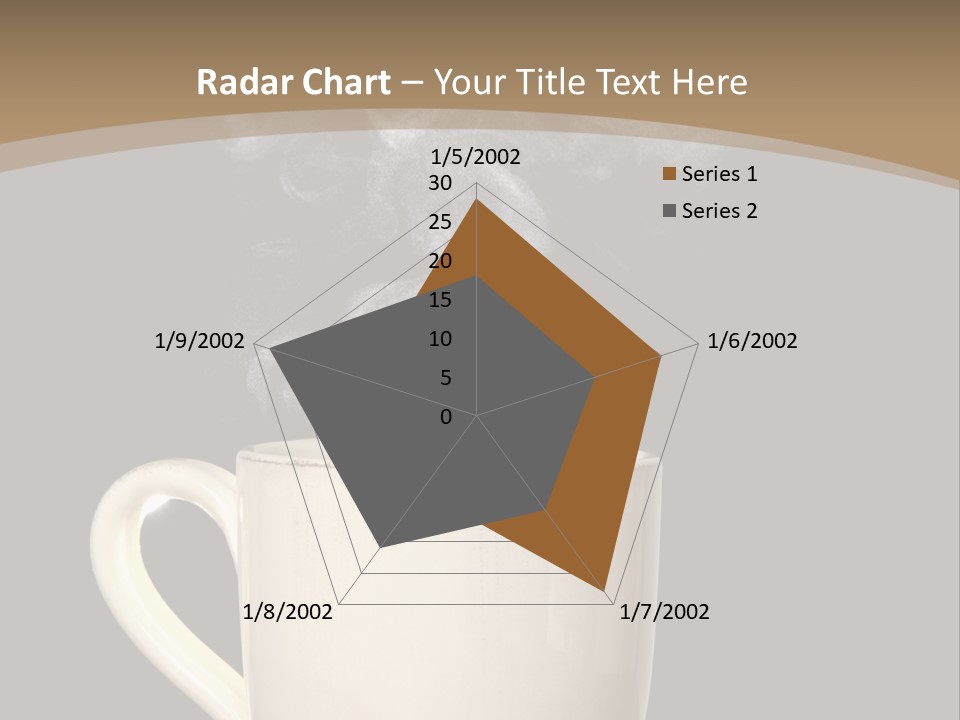 Coffee Glass Dof PowerPoint Template