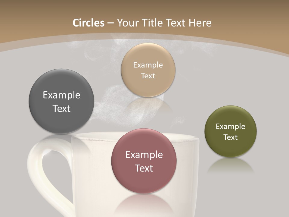 Coffee Glass Dof PowerPoint Template