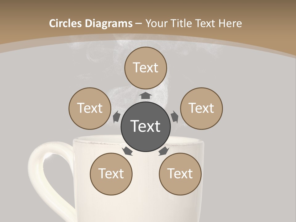 Coffee Glass Dof PowerPoint Template