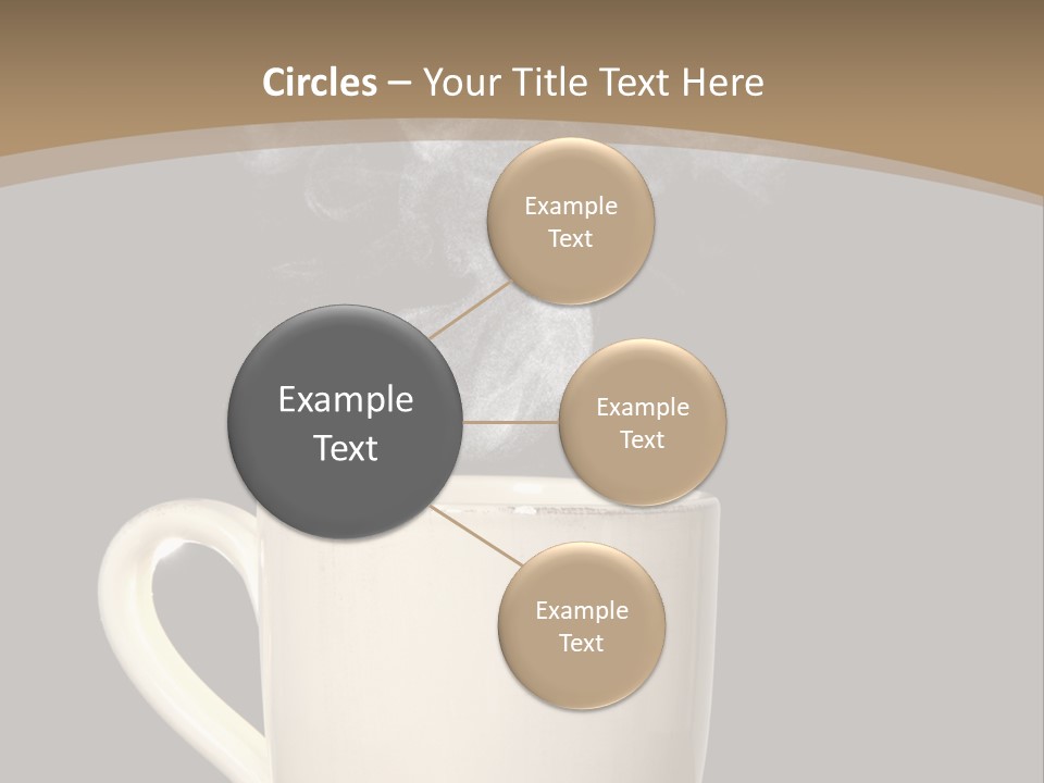 Coffee Glass Dof PowerPoint Template