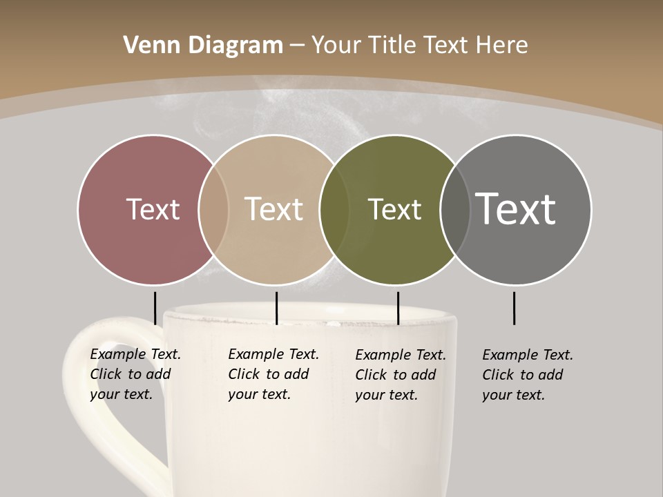 Coffee Glass Dof PowerPoint Template