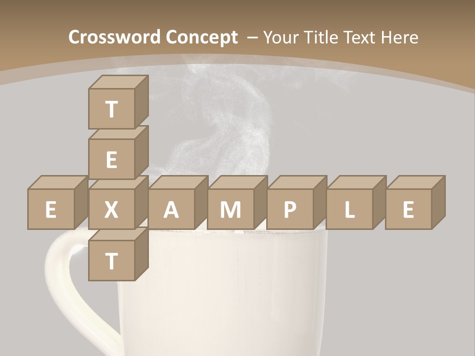 Coffee Glass Dof PowerPoint Template