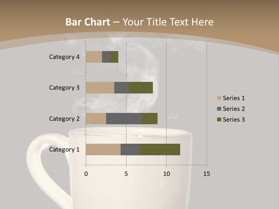 Coffee Glass Dof PowerPoint Template