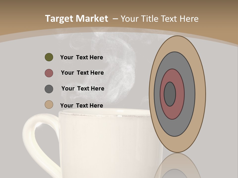 Coffee Glass Dof PowerPoint Template