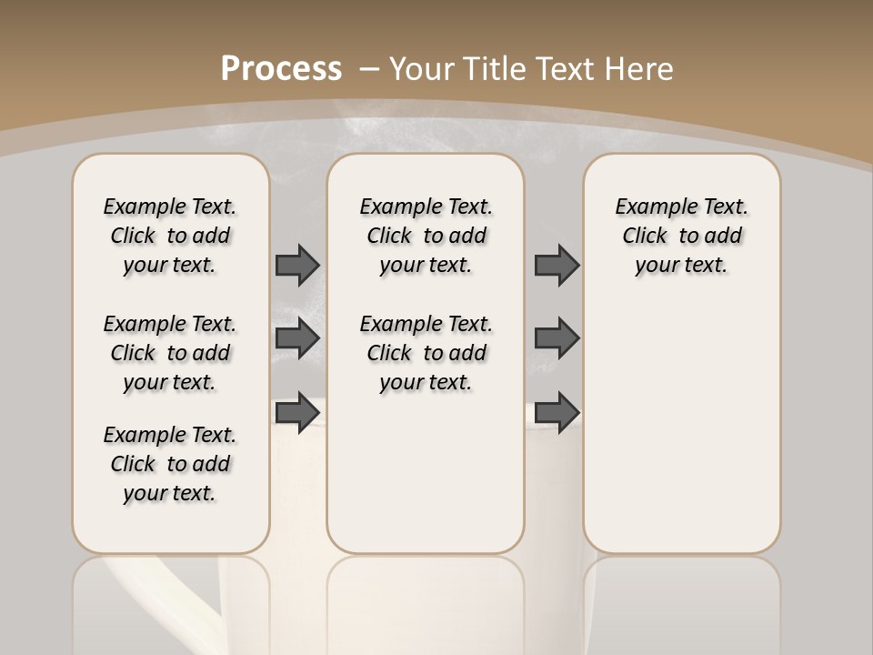 Coffee Glass Dof PowerPoint Template