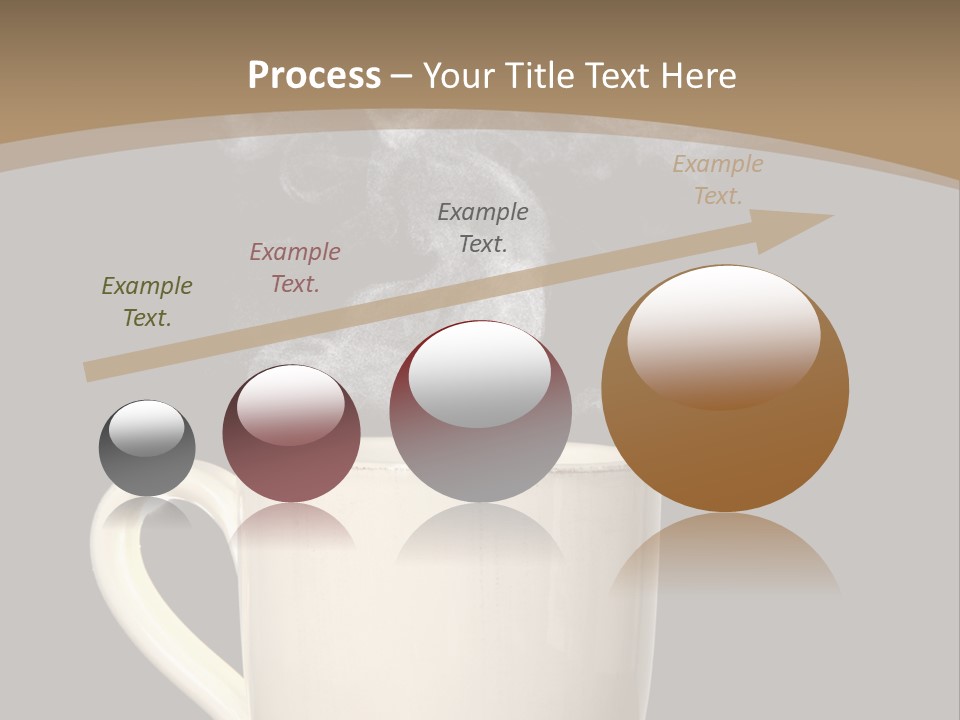 Coffee Glass Dof PowerPoint Template