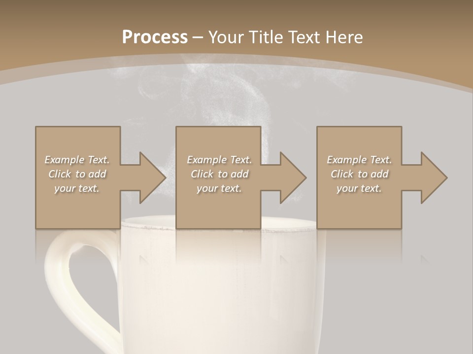 Coffee Glass Dof PowerPoint Template