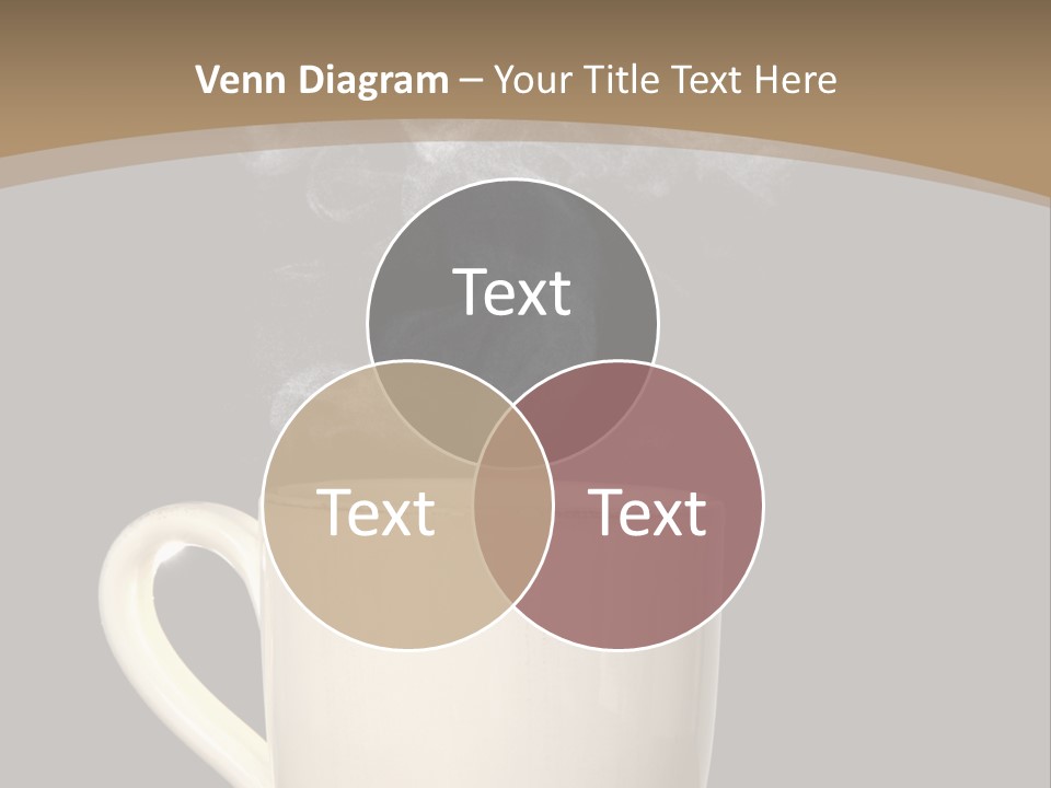 Coffee Glass Dof PowerPoint Template