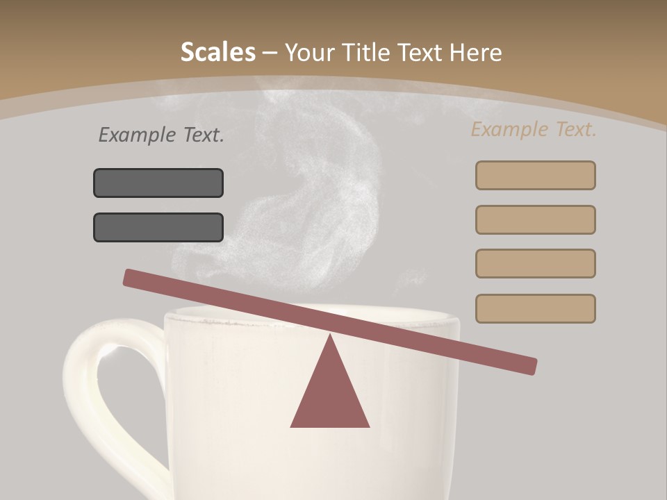 Coffee Glass Dof PowerPoint Template
