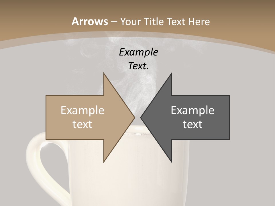 Coffee Glass Dof PowerPoint Template
