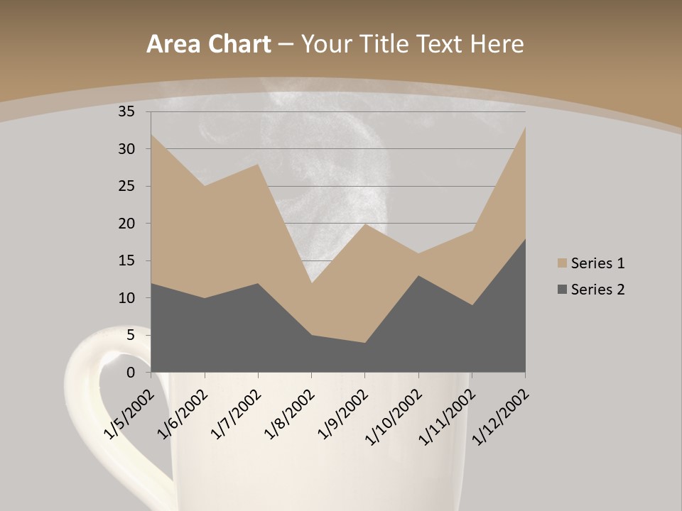 Coffee Glass Dof PowerPoint Template