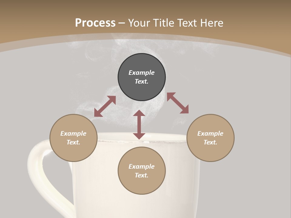 Coffee Glass Dof PowerPoint Template