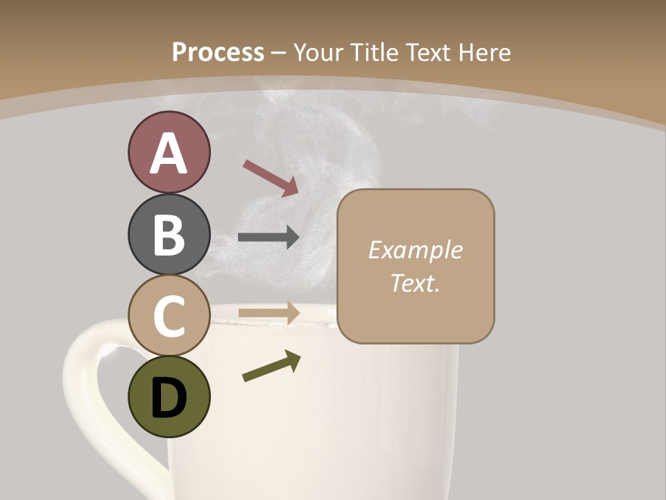 Coffee Glass Dof PowerPoint Template