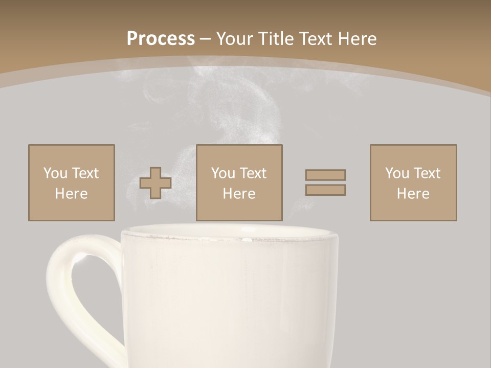 Coffee Glass Dof PowerPoint Template