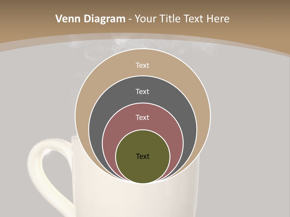 Coffee Glass Dof PowerPoint Template