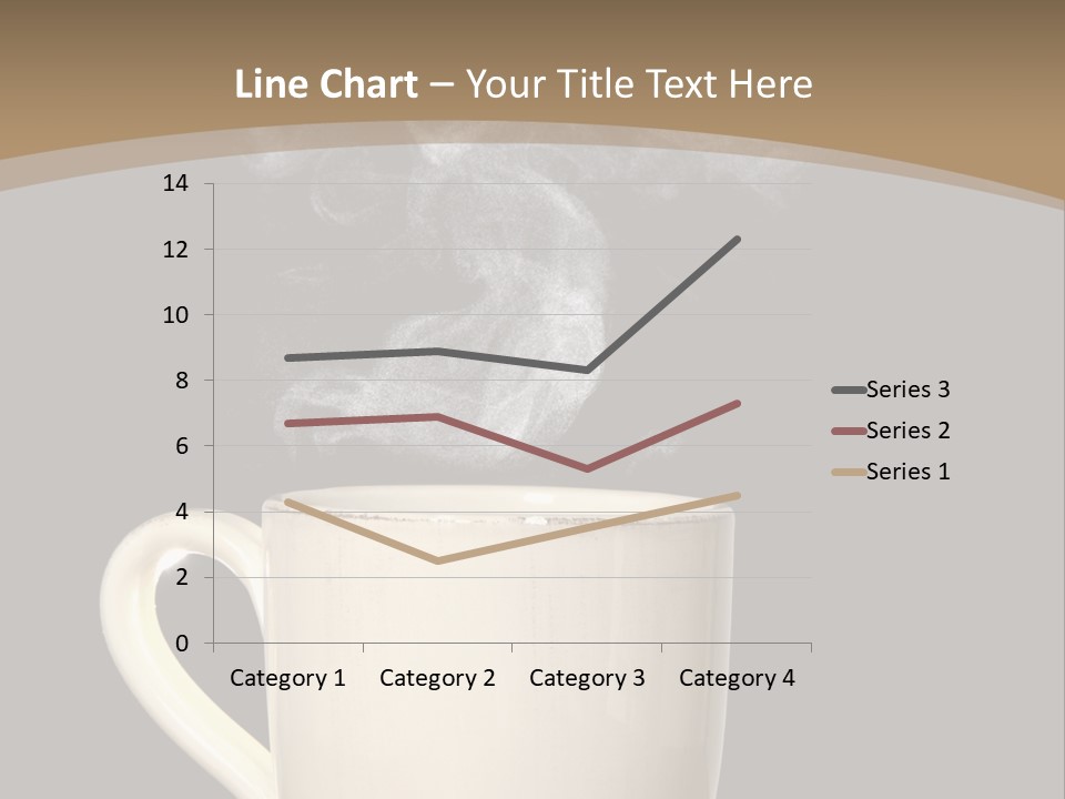 Coffee Glass Dof PowerPoint Template