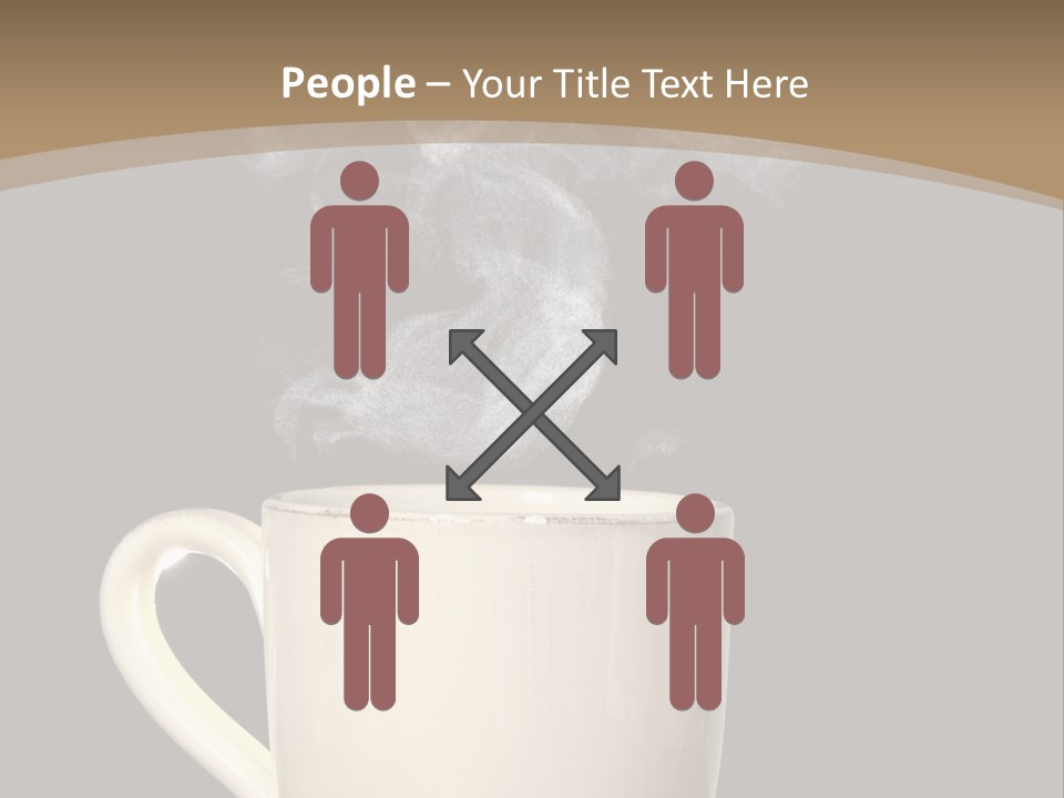 Coffee Glass Dof PowerPoint Template