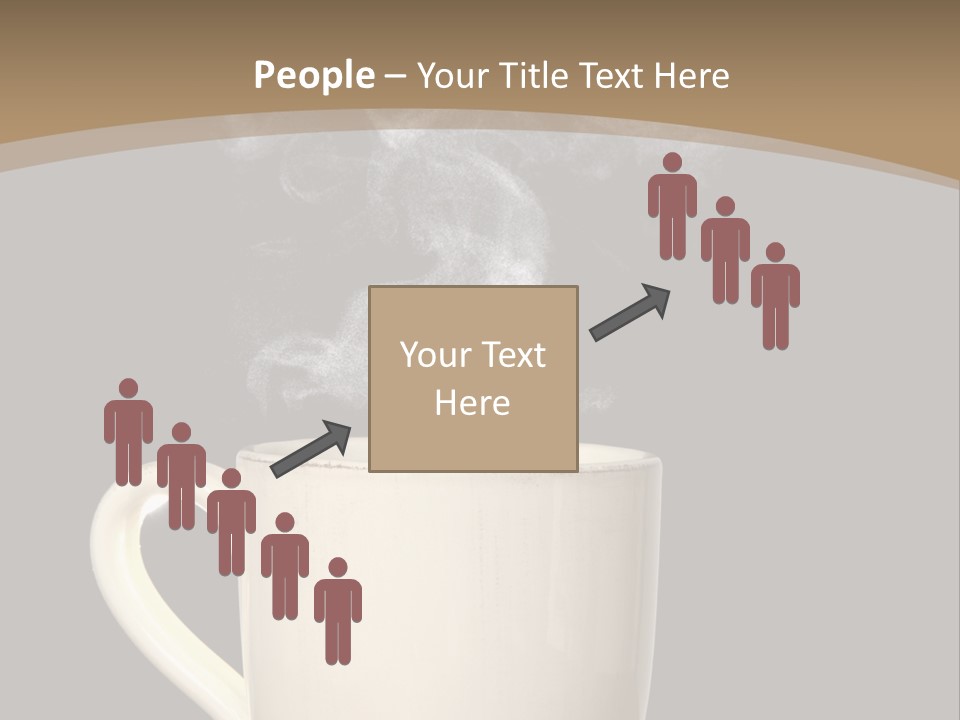 Coffee Glass Dof PowerPoint Template