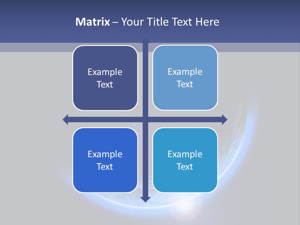 World Warm Outer PowerPoint Template