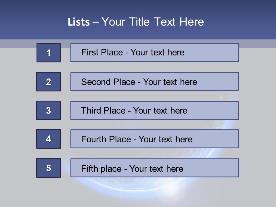World Warm Outer PowerPoint Template