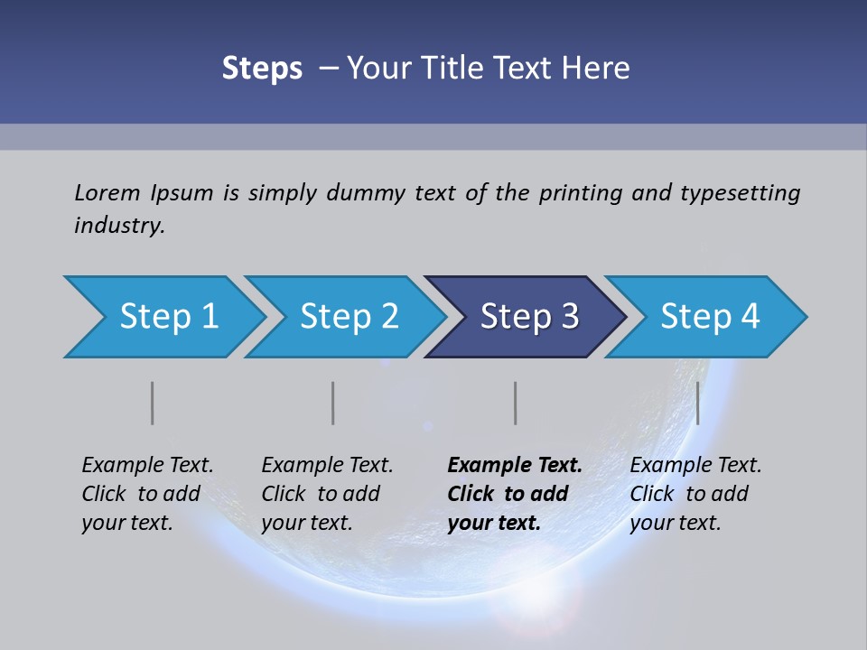 World Warm Outer PowerPoint Template