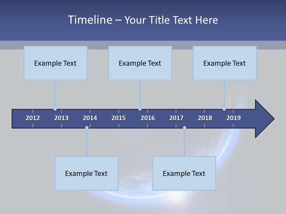 World Warm Outer PowerPoint Template