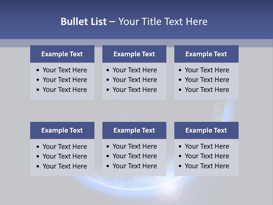 World Warm Outer PowerPoint Template