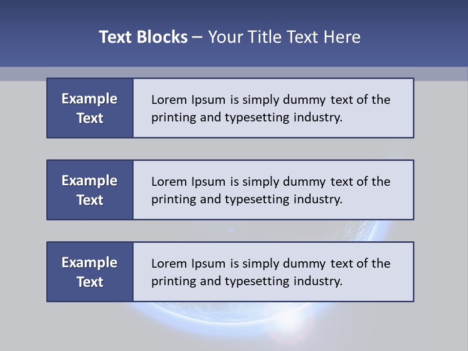 World Warm Outer PowerPoint Template