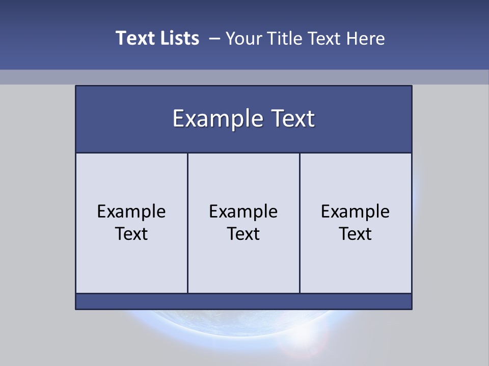 World Warm Outer PowerPoint Template