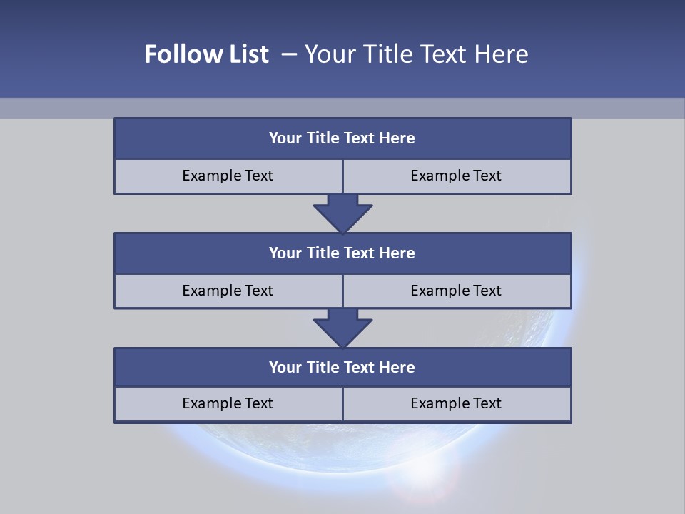 World Warm Outer PowerPoint Template