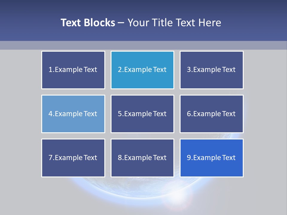 World Warm Outer PowerPoint Template