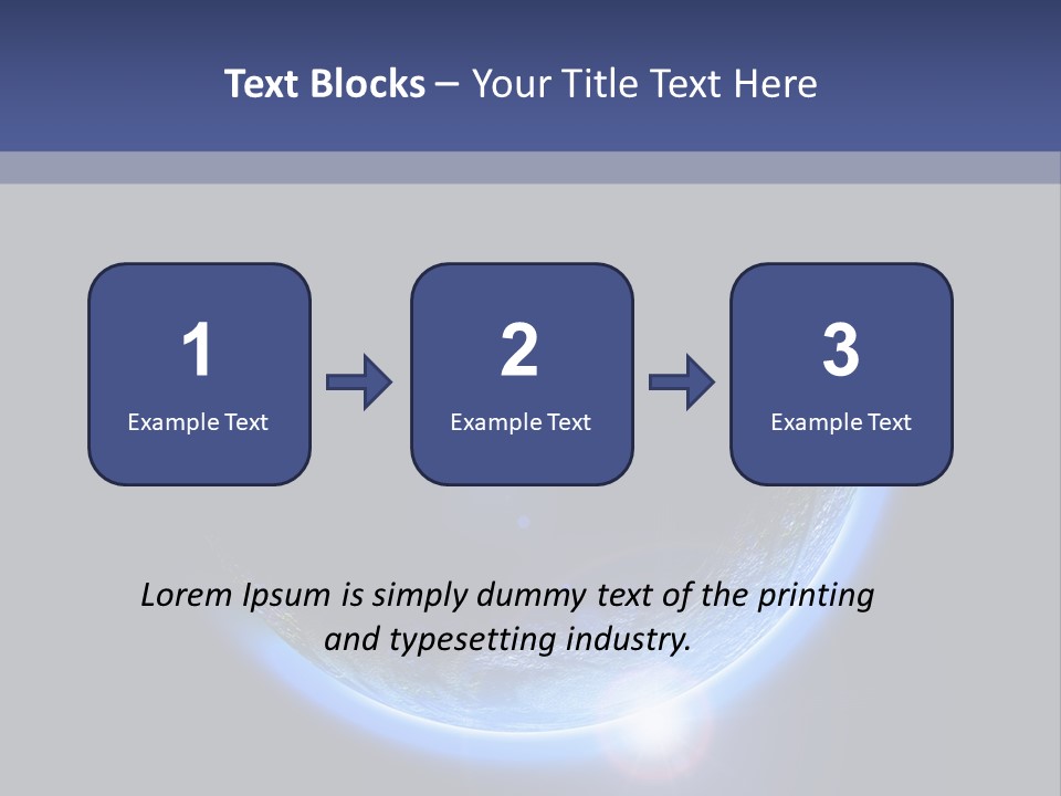 World Warm Outer PowerPoint Template