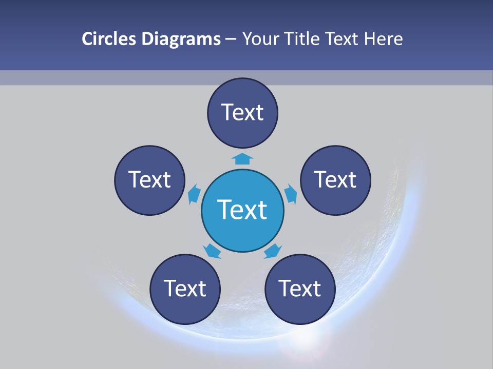 World Warm Outer PowerPoint Template