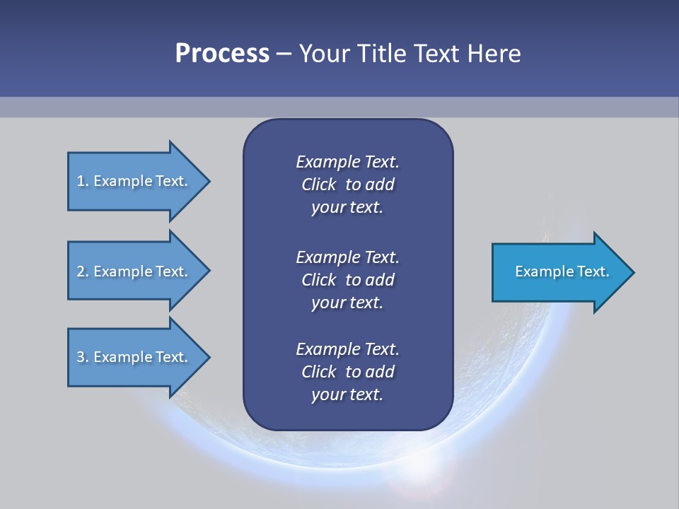World Warm Outer PowerPoint Template