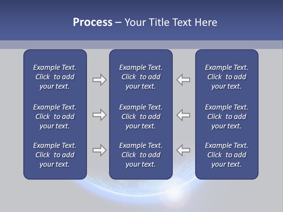 World Warm Outer PowerPoint Template