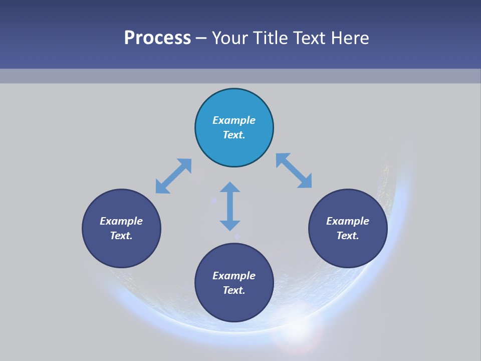 World Warm Outer PowerPoint Template