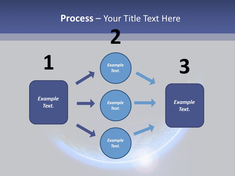 World Warm Outer PowerPoint Template