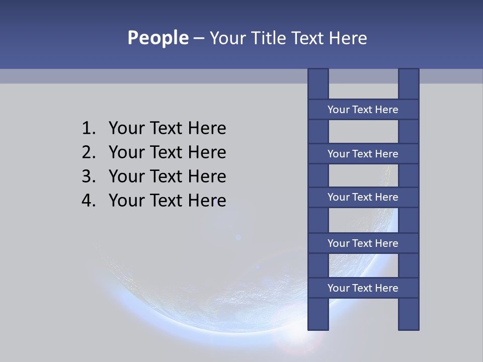 World Warm Outer PowerPoint Template